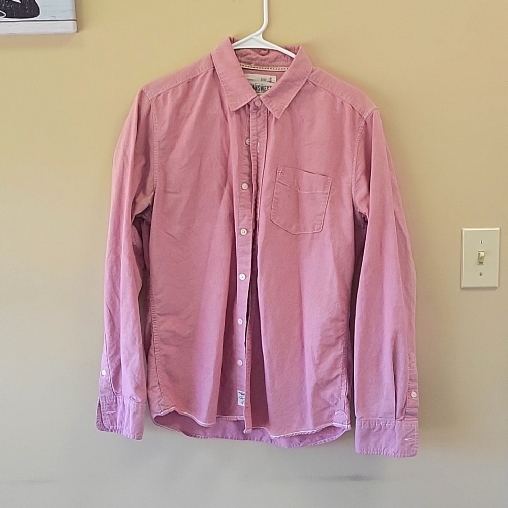 Jeanswest size small pink long sleeve button up